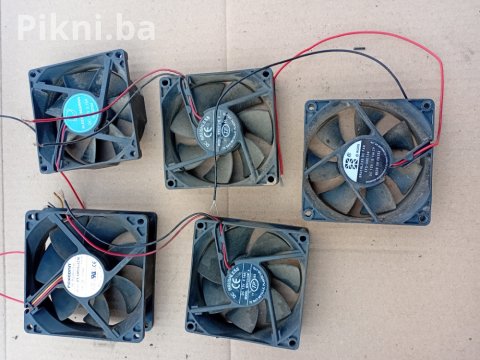 Ventilator 8x8cm turbina 12v elektro motor elektromotori coler 7 KM