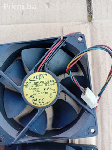 Vrhunski LOT 9x VENTILATORI 92mm (Delta, Nidec) GARANCIJA NA IS 8