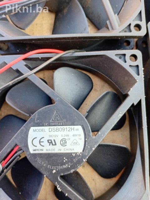 Vrhunski LOT 9x VENTILATORI 92mm (Delta, Nidec) GARANCIJA NA IS 6