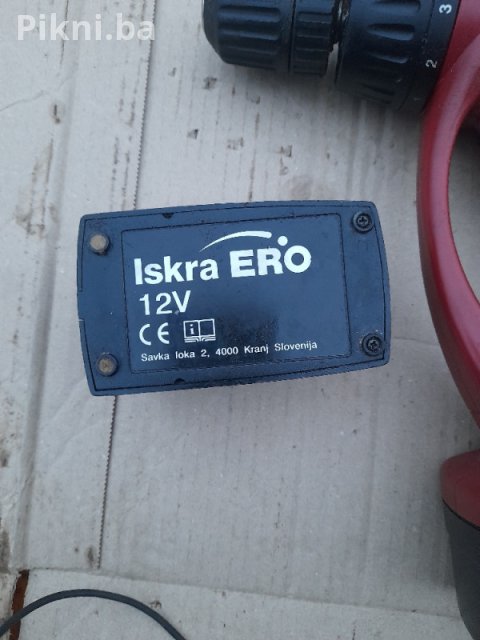 Iskra ERO HB 3120 Aku Bušilica 12V - ZA DIJELOVE - Glava NE RADI! 10