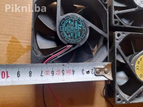 Set od 3x DC Ventilatora (Kulera) 80mm - 12V - ADDA / YATE LOON 5