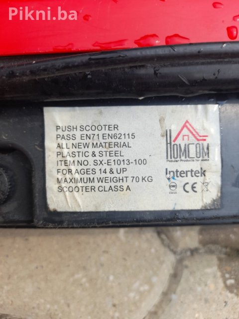 Električni romobil skuter Push trotinet 10