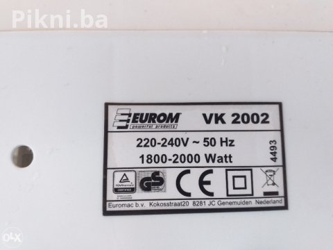 KAO NOVO! Kalorifer EUROM VK 2002, 2000W - Vrhunski Evropski 8