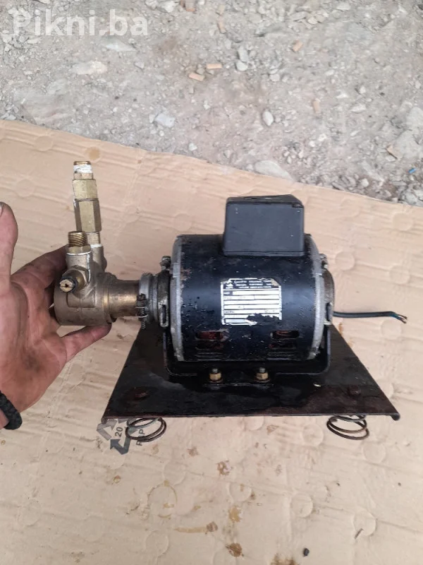 Elektro motor sa pumpom za visokotlacnom vodu fluid-o-tech