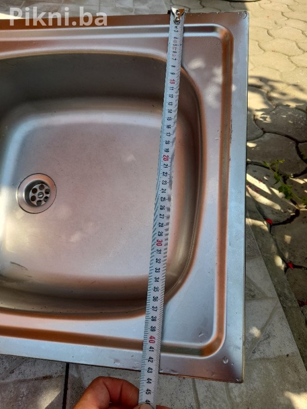 Inox Sudoper LUX-EA 86x43.5 cm Jedno Korito i Oceđivač ugradbeni