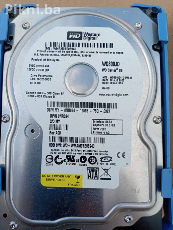 2x Hard Disk (HDD) SATA - WD 80GB + Seagate 120GB - Povoljno