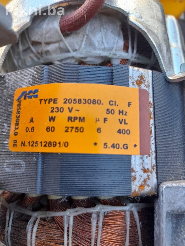MOTOR SA VENTILATORIMA za Sušilicu Electrolux EDC77550W (ACC 2058
