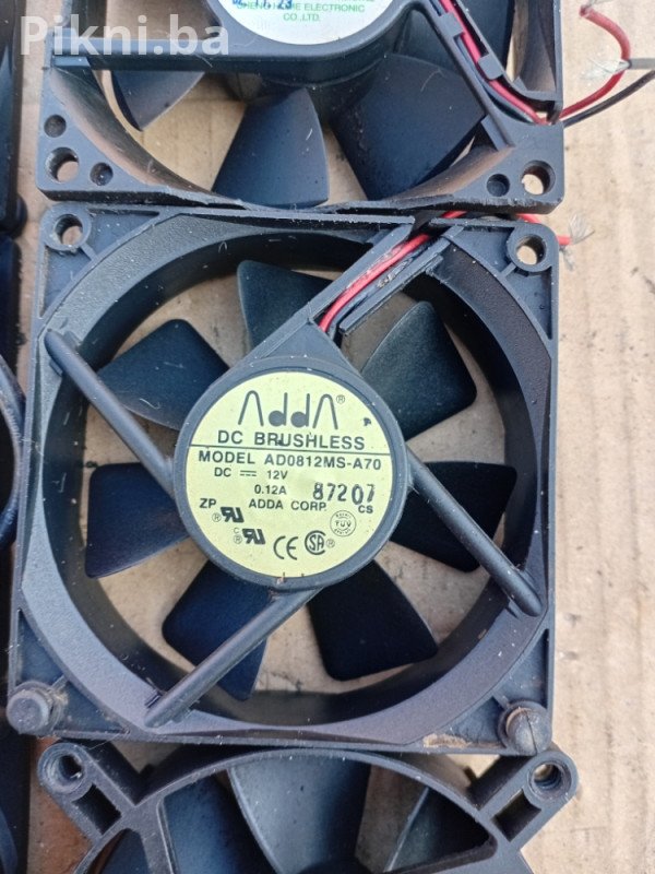 Ventilator turbina 8x8cm 12v cooler elektro motor elektromotori
