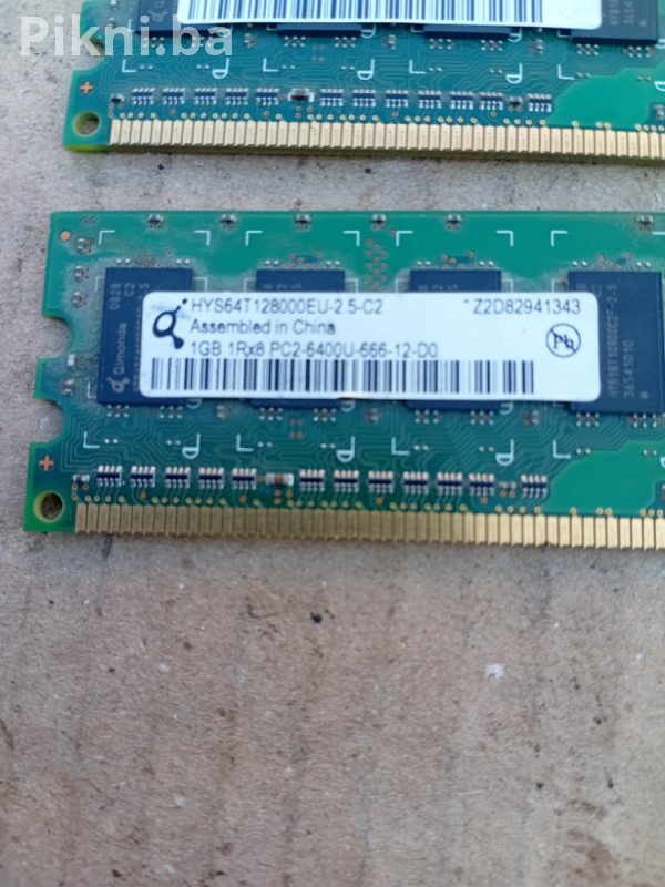 RAM memorija DDR2 1GB 800MHz (PC2-6400U) - TESTIRANO