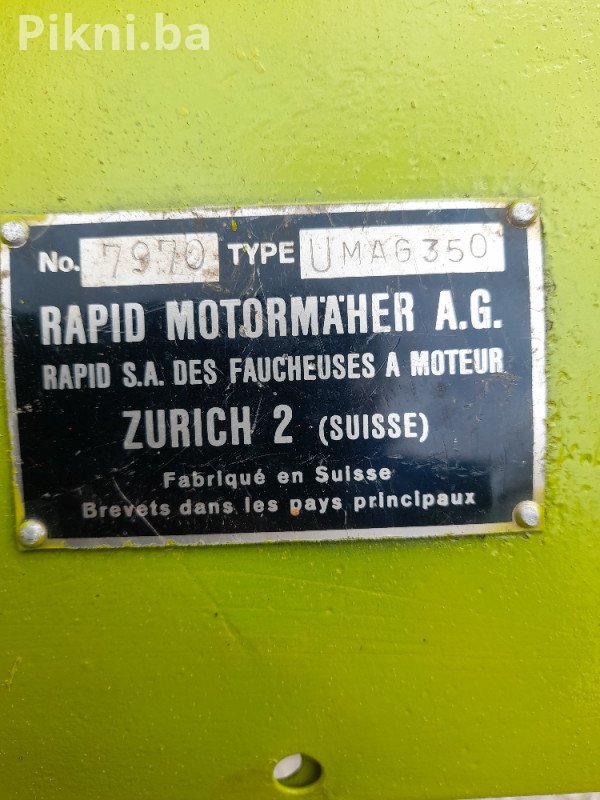 RAPID Motormaher - Švicarski MAG 1035 (350 ccm) kosačica kopačica