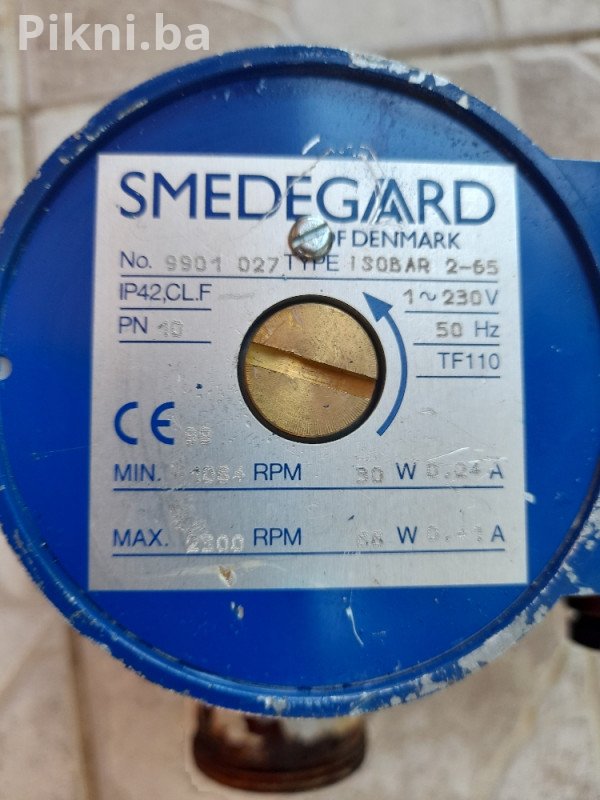 100% ISPRAVNA! Originalna Cirkulaciona Pumpa SMEDEGARD (Denmark)