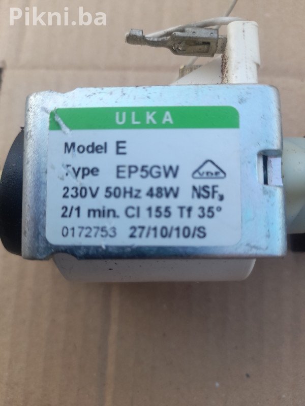 ULKA Solenoid Pumpa Model (EP5GW) 230V - Za Široku Primenu - 50km