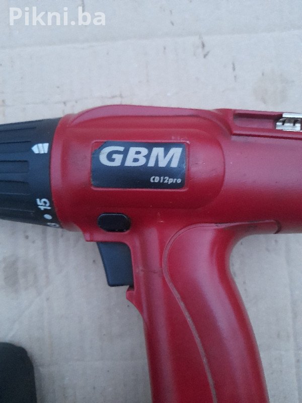 Aku Bušilica/Šrafilica GBM CD12pro 12V (NEISPITANA - Bez mrežnog