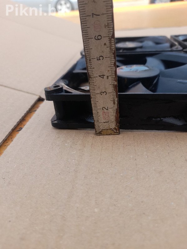 Ventilator turbina 12v hladnjak hladnjak 12x12x3cm