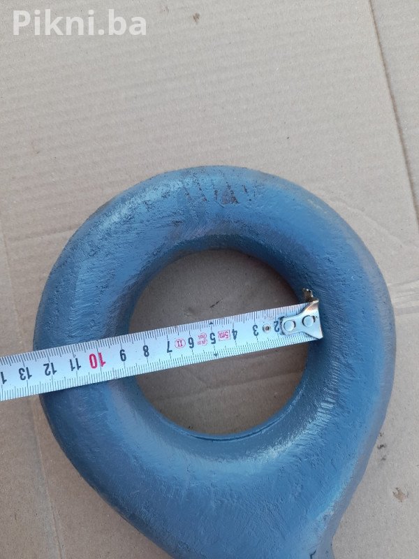 Velika kuka ruda prikolica labudica traktor bager utovarivac skip