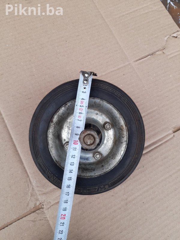 Profesionalni Gumeni Točak POSTOJINA (140mm) 80/90x40 Za Mašine