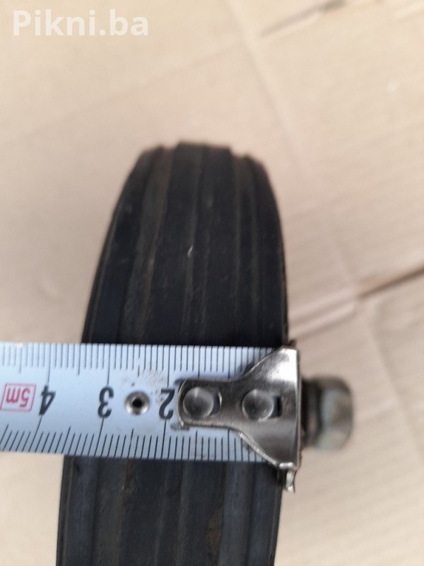 Profesionalni Gumeni Točak POSTOJINA (140mm) 80/90x40 Za Mašine