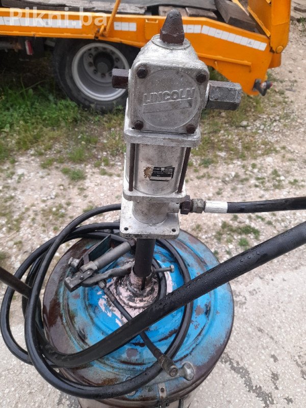 Pneumatska LINCOLN mazalica mobilna kamion bager traktor skip jcb