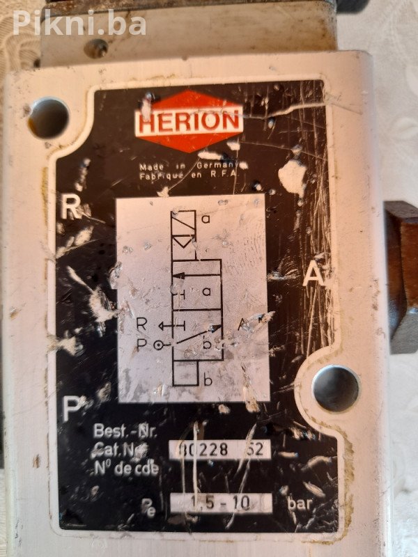 HERION Industrijski Elektromagnetski (Solenoidni) Razvodni Ventil