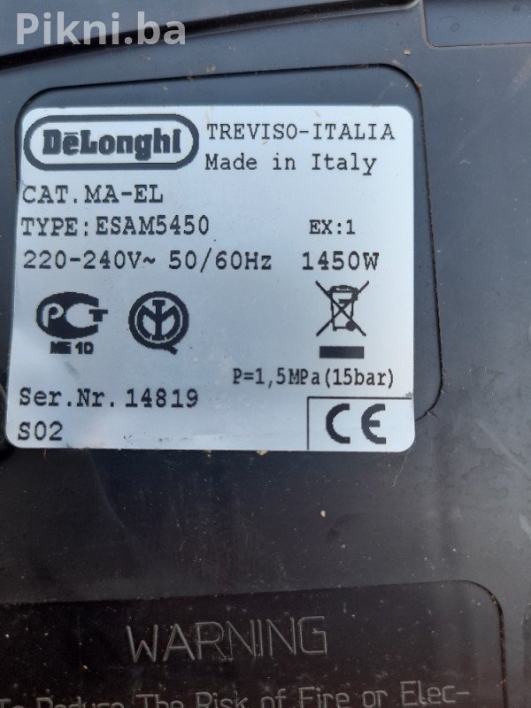 DeLonghi grijač s termoblokom za espresso aparat (ispravan, 50 KM