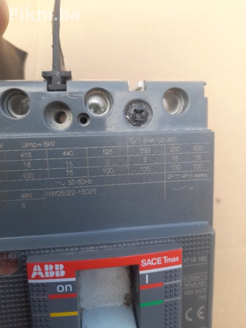 ABB SACE Tmax XT1B 160A - Industrijski prekidač kontaktor sklopka 8