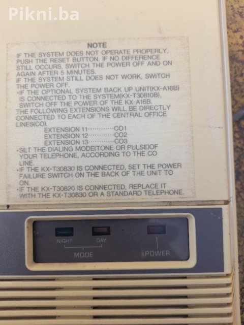Telefonska centrala Panasonic KX-T30810B - Povoljno! 8