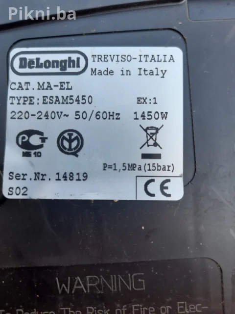 DeLonghi bojler / grijač vode za espresso aparat (ispravan, 40 KM 3