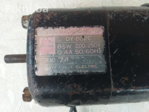 Originalni Motor za Šivaću Mašinu NATIONAL 85W - Made in Japan! 7