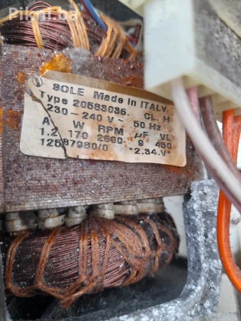BRZA PRODAJA! MOTOR VENTILATORA/TURBINE ZA SUŠILICU VEŠA 170W (EL 4