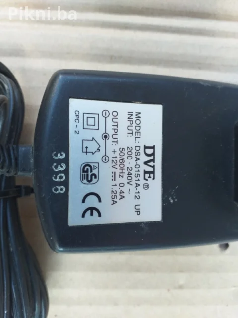Adapter / Napajanje DVE 12V - 1.25A (15W) - Ispravno 3
