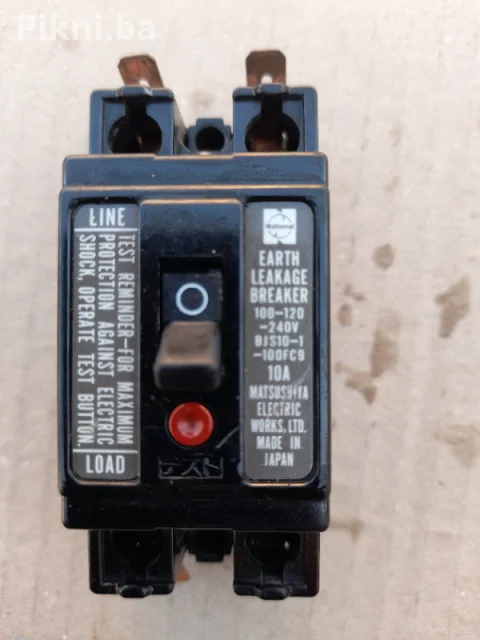 MATSUSHITA/PANASONIC ELB 10A - Zaštitni prekidač sklopka kontaktor 6