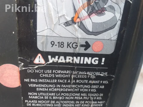 Auto sjedalica NANIA 9-18kg sjedište za djecu 50 KM 5
