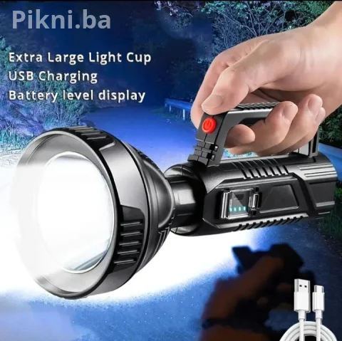 Profesionalna LED Lampa Reflektor - USB Punjenje + PowerBank (NOV 7