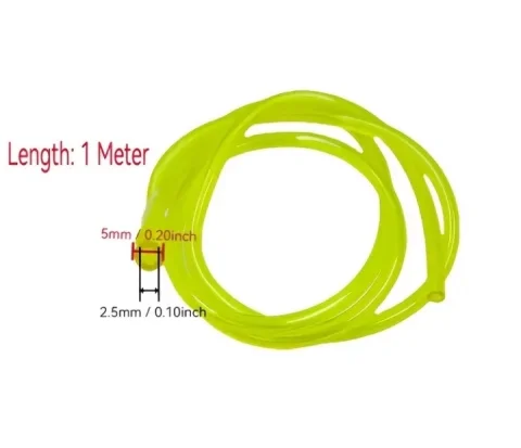 Crijevo za gorivo 2.5mm x 5mm (1 Metar) - Za trimere i motorke 3