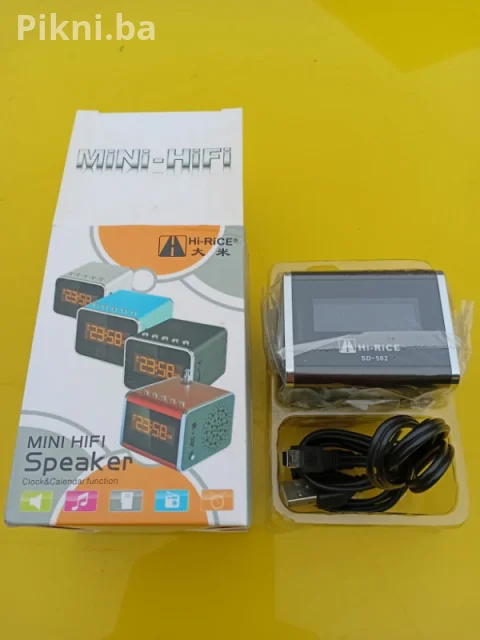 RASPRODAJA! Mini Hi-Fi Zvučnik / Radio / Alarm HI-RICE SD-502 (Me 14