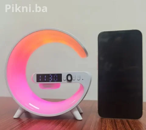 G-Lamp Pametna RGB Lampa | Bluetooth Zvučnik | Bežično Punjenje 8