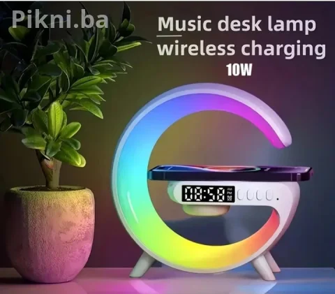 G-Lamp Pametna RGB Lampa | Bluetooth Zvučnik | Bežično Punjenje 3