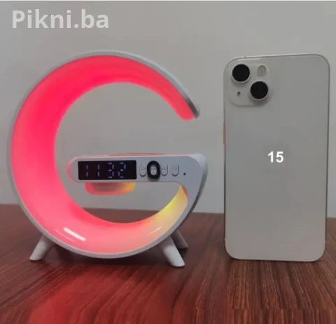 G-Lamp Pametna RGB Lampa | Bluetooth Zvučnik | Bežično Punjenje 8