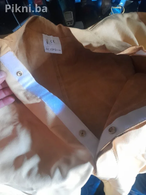Profesionalna kožna jakna za zavarivanje (varenje) - Nova, XXXL! 5
