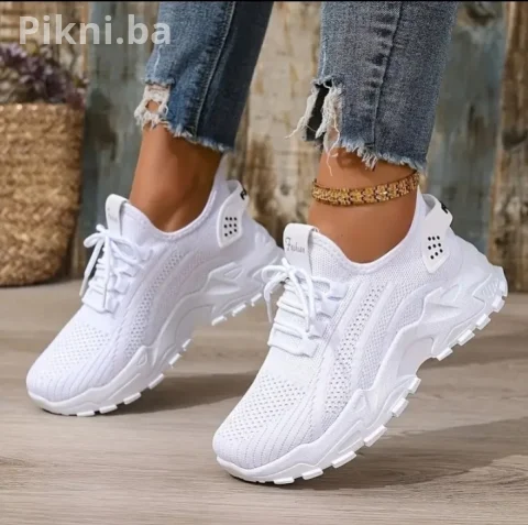 HIT Cijena! NOVE Bijele Patike (Chunky Đon) Samo JEDAN PAR Br. 41 4
