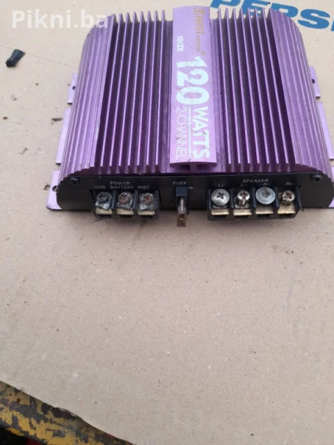 100% ISPRAVNO! AUTO POJAČALO FIRST Austria 101ZX | 2 CH, 120W | 4 5