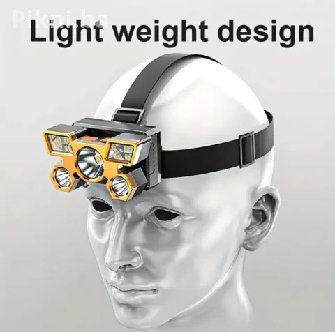 NOVO! Glavna Lampa sa 5 LED dioda - USB Punjenje - SAMO 30 KM! 5