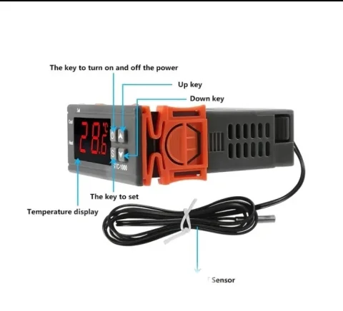 PROFI Digitalni Termostat STC-1000 (AC 110V-220V) - Grijanje i Hl 7