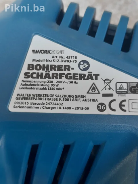 NOVO! Oštrač Svrdla / Burgija WORKZONE (95W, 3-12mm) - PROFESIONA 3