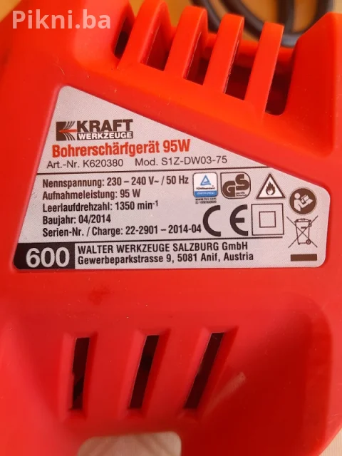 Masina za ostrenje burgija borera svrdla Made in AUSTRIJA 7