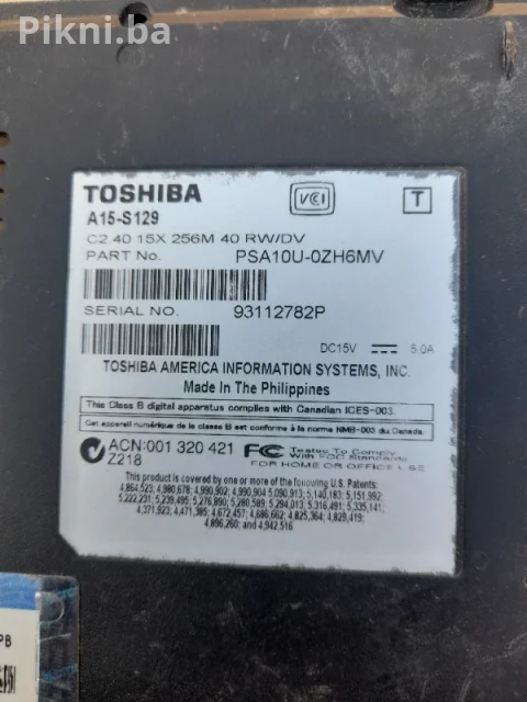 Ekran laptop Toshiba lap top računar kompjuter za dijelove 14