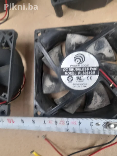 Ventilator turbina 12v coler hladnjak cooleri 8x8cm 4