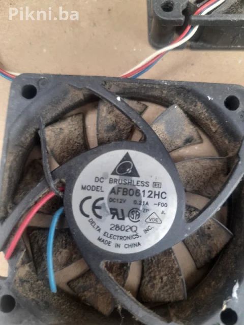 Ventilator turbina 12v coler hladnjak cooleri 6x6,5x5cm 5
