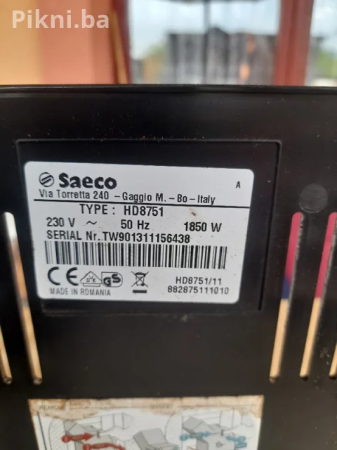 Saeco Intelia aparat za kafu - kao nov, samo 180 KM! Kafeaparat 4