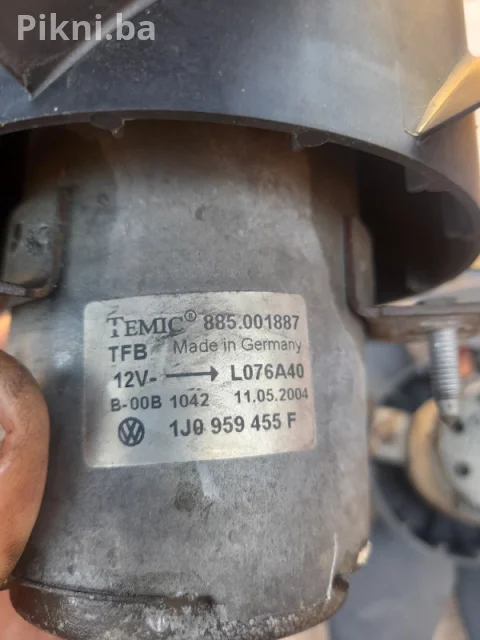 Ventilator turbina hladnjaka wv audi elektro motor elektromotori 3